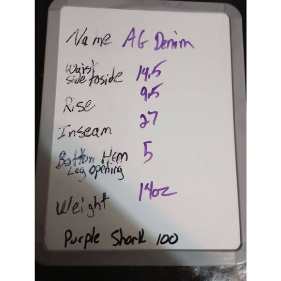 AG Denim Jeans Ladies 10 Skinny Dark Wash - Picture 7 of 7